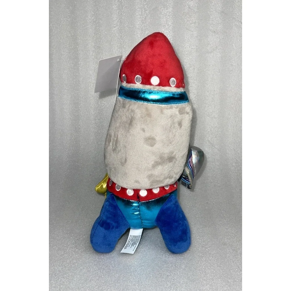 Moon and Stars‎ Rocket Spaceship Astronaut Planet Star 4 Piece Plush Toy NEW